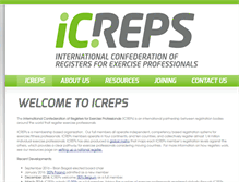 Tablet Screenshot of icreps.org